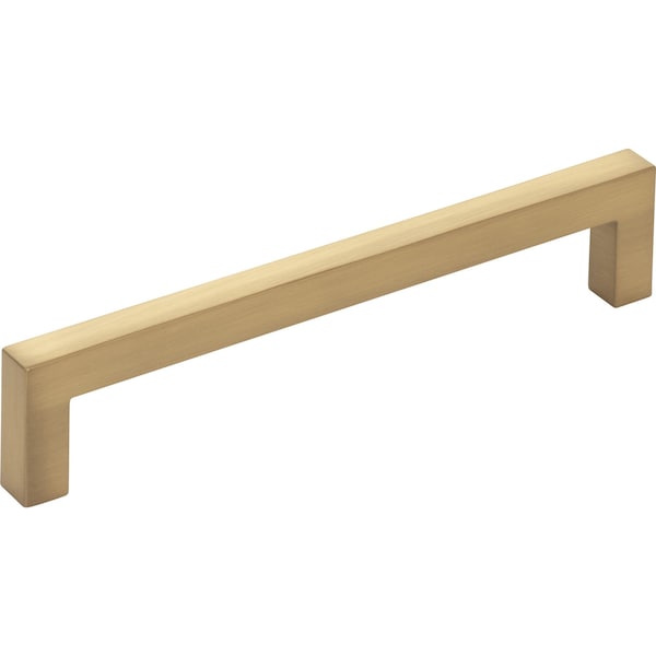 Elements 128 mm Center-to-Center Satin Bronze Square Stanton Cabinet Bar Pull 625-128SBZ - main